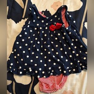 Carter's Red, White and Blue Polka Dot Bodysuit